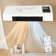 thumbnail image 1 of Electric Air Conditioner, Portable Wall Mounted Cooling and Heating Machine Overheating  Energy Efficient Mobile Small Air Conditioning Hot Air Fan with Remote Control, 1 of 8