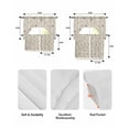 thumbnail image 5 of Sparrow Swag Kitchen Curtains Sets for Windows 24 Inch Length, Spring Birds on The Branches Retro Country Beige Short Window Curtain Panels Swags Valances and Tiers 3 Piece Set for Cafe/Dining Room, 5 of 5