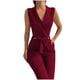 thumbnail image 4 of Mono de mujer, monos, monos de moda, vendaje, sólido, hombros descubiertos, tirantes, camisola, pantalones, mono con cremallera Odeerbi ODB-2, 4 of 8