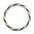 thumbnail image 2 of Bague Émaillée Verte Torsadée en Argent Sterling Stackable Expressions Taille 9, 2 of 3