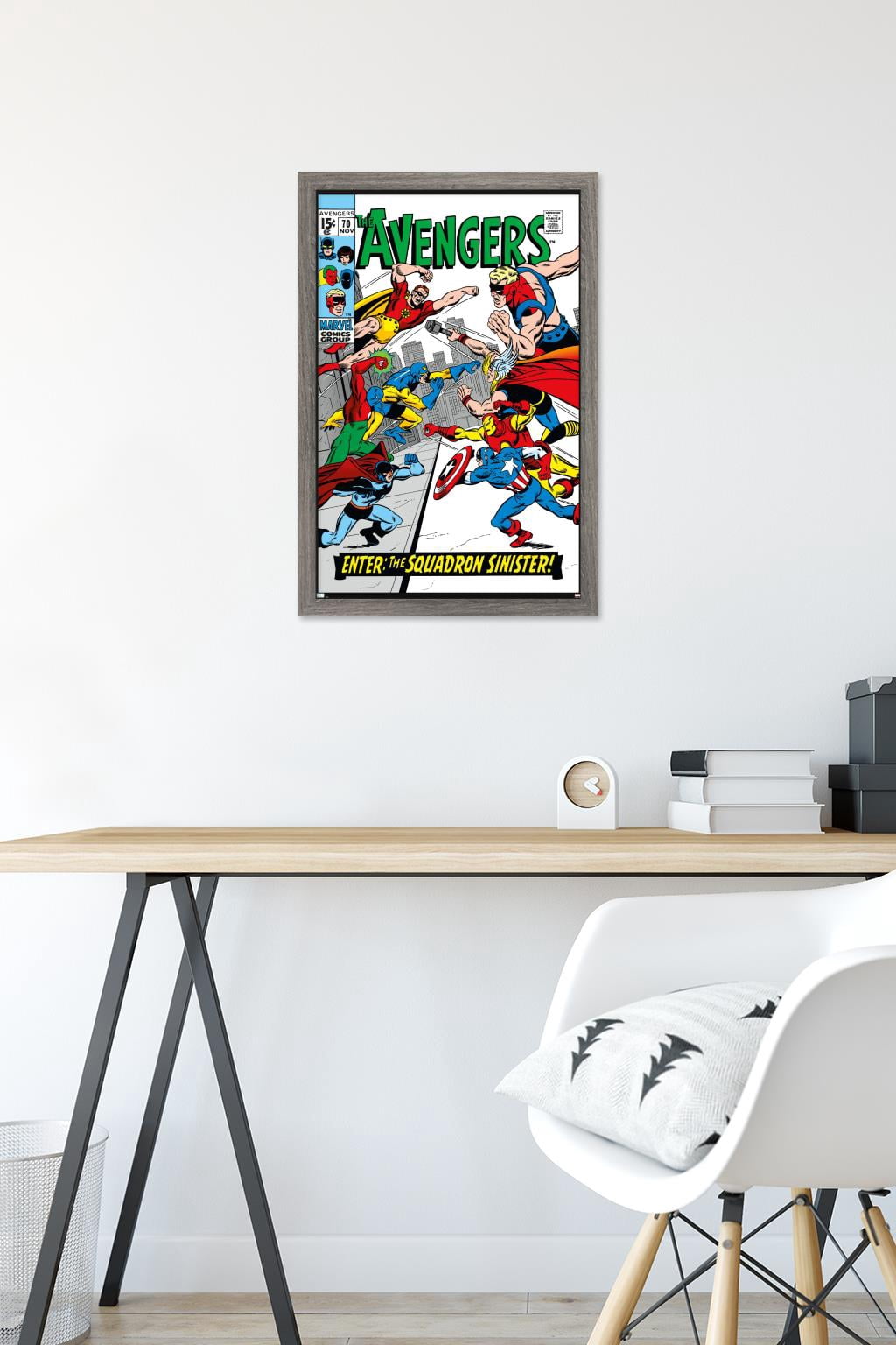 Marvel Comics - Avengers #70 Wall Poster, 14.725" x 22.375" Framed