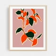 thumbnail image 2 of Leafy Abstraction - India Illustration Botanical Abstract Modern Art Minimalist Geometric Floral Pop Art Unframed Wall Art Print 12 x 16 inches, 2 of 13