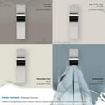 thumbnail image 6 of Amerock Apex Contemporary Single Prong Polished Chrome Wall Hook, 6 of 9