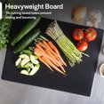 thumbnail image 4 of Thirteen Chefs 24x18in Dishwasher Safe HDPE Plastic Cutting Board, Black, 4 of 8