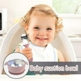 thumbnail image 4 of LPSSTORE Silicone Baby Bowls with Suction, Stainless Steel Suction Bowl with Lid and Double Ears, Anti Scald Food Container, Non- and Spill-Proof Design, for Baby Self-Service Feeding, 4 of 5