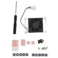 thumbnail image 1 of Para ventilador de refrigeración RasPi CM4 5V 3007 ventilador de refrigeración de bajo ruido con pegatina de disipación de calor, 1 of 5