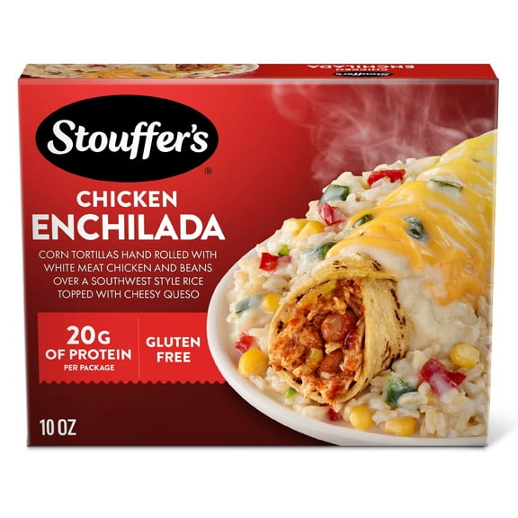 Stouffer’s Chicken Enchilada, Single Serve, Frozen Enchilada, Single Frozen Meals 10 oz