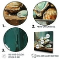 thumbnail image 3 of Designart "Soft Green Elegant Oyster I" Clam Floater Framed Wall Art Living Room, 3 of 5