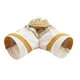 thumbnail image 3 of Túnel de conejillo de indias, juguete escondite, jaula de diversión, accesorios, cueva de tubo cálida para erizo, ardilla, mascotas pequeñas, rata , Amarillo, 3 of 8