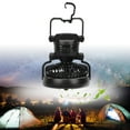 thumbnail image 2 of Zaqw ABS Lightweight 18LED Portable Multifunction Outdoor Camping Tent Fan Light With Hook,Tent Light,Camping Fan Light, 2 of 8