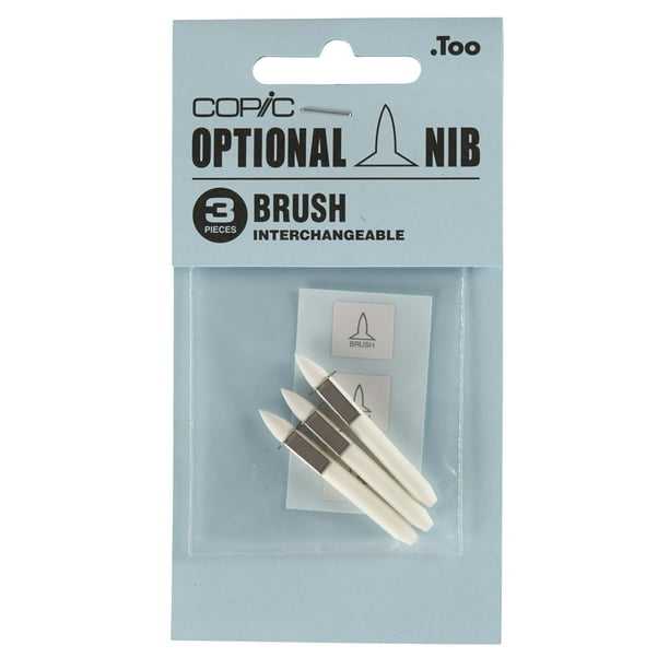 Copic® Marker Nibs, Copic® Large Nib, Brush (3/Pkg.)
