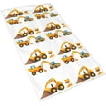 thumbnail image 6 of Boy's Toy Excavator Hand Towels, Face Towel Soft Guest Towel Portable Kitchen Tea Dish Towels Washcloths Bathroom Decor Housewarming Gifts 15.7" X 27.5", 6 of 18