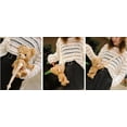 thumbnail image 5 of Women's Lovely Smile Bear Plush Doll Lolita Messenger Bag Cross-Body Adorable Mini Bags, 5 of 7