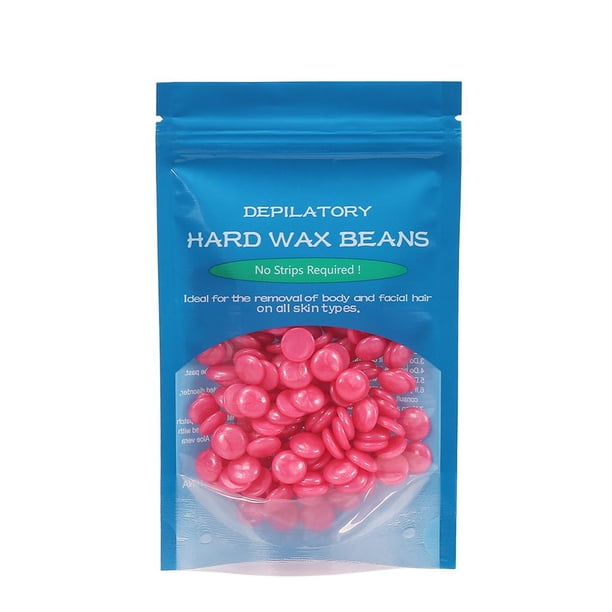 Depilación corporal depilatoria sin tira Colcomx Perlas de cera dura 50 g/bolsa de película caliente granos de cera dura Rosa