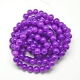 thumbnail image 3 of 1Strand Baking Painted Crackle Glass Bead Strands Round Blue Violet 8mm Hole: 1.3~1.6mm about 100pcs/strand 31.4 inch, 3 of 3