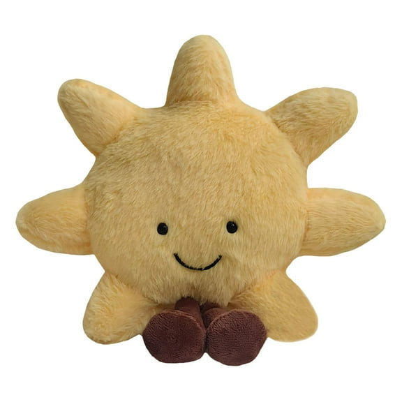 New Sun Plush Moon Plush Toy,Soft Bedside Sofa Pillows Stuffed Animal Plushie Doll Toys Room Decoration Gift for Kids Children (Sun)
