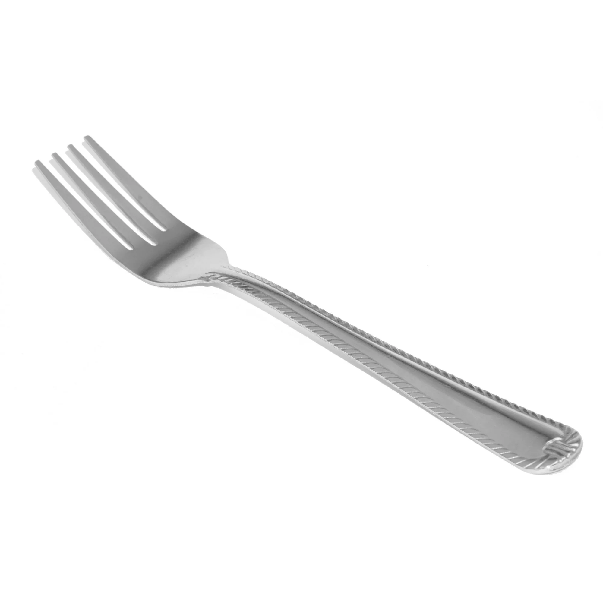(2 pack) Mainstays Lace Stainless Steel Silver Adult Dinner Spoon Set, 4 Pieces