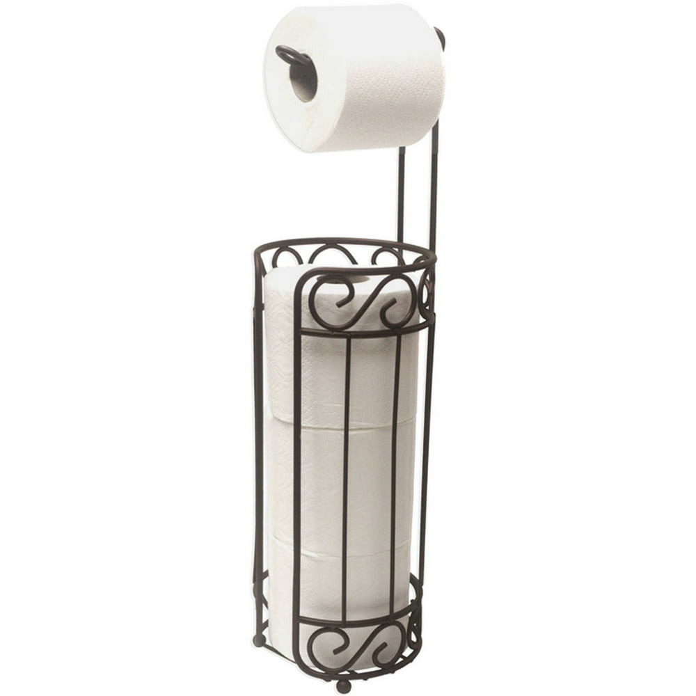Home Basics Bronze Toilet Paper Holder and Dispenser