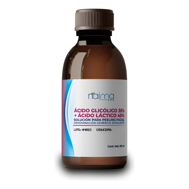 Peeling Aha Acido Glicolico 35% + Acido Lactico 45% 50 Ml Mixta