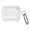 Clear, variant on ELEHOLD for Galaxy Buds 3 FE 2025/3/3 Pro Case,Carbon Fiber Pattern Electroplated Women Men Shockproof Full Body Protective Cover with Ring Buckle,Gray