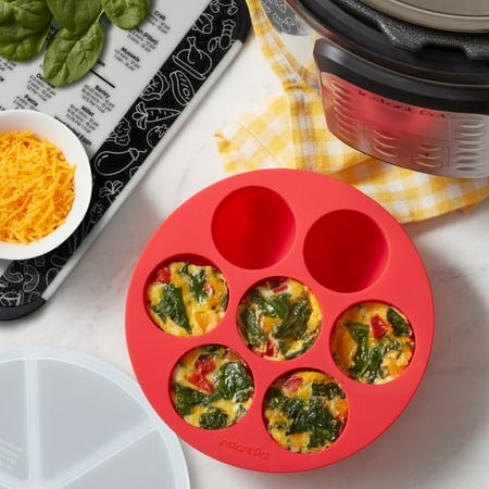 Instant Pot® Official Silicone Egg Bites Pan With Lid - Red, Walmart Stores