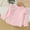 Pink, variant on Blczomt Thermal Toddler Girl Tshirt Long Sleeve Winter T-Shirt Beige Plain Ruffle Crewneck Basic Tshirts for Kids Girls