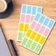 thumbnail image 4 of Waterproof Multicolor Label Stickers | Durable Tear-Resistant Synthetic Paper | Self-Adhesive Notes | Writable with All Pens | Strong Adhesion | 10pcs | 5.2x3in | Household Marking, 4 of 6