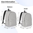 thumbnail image 3 of Naloa Airplane Canvas Backpack for Men Women Rucksack Casual Travel Daypack College Tote Satchel Bookbag for Teens-Small, 3 of 7