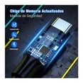 thumbnail image 2 of Cable USB 1Hora 2 metros, Entrada Tipo A y Salida Tipo C, Carga Rápida 3A; Negro, 2 of 3