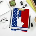 thumbnail image 5 of FMSHPON Us Statue of Liberty Clipboard Hardboard Wood Nursing Clip Board and Pull for Standard A4 Letter 13x9 inches, 5 of 6