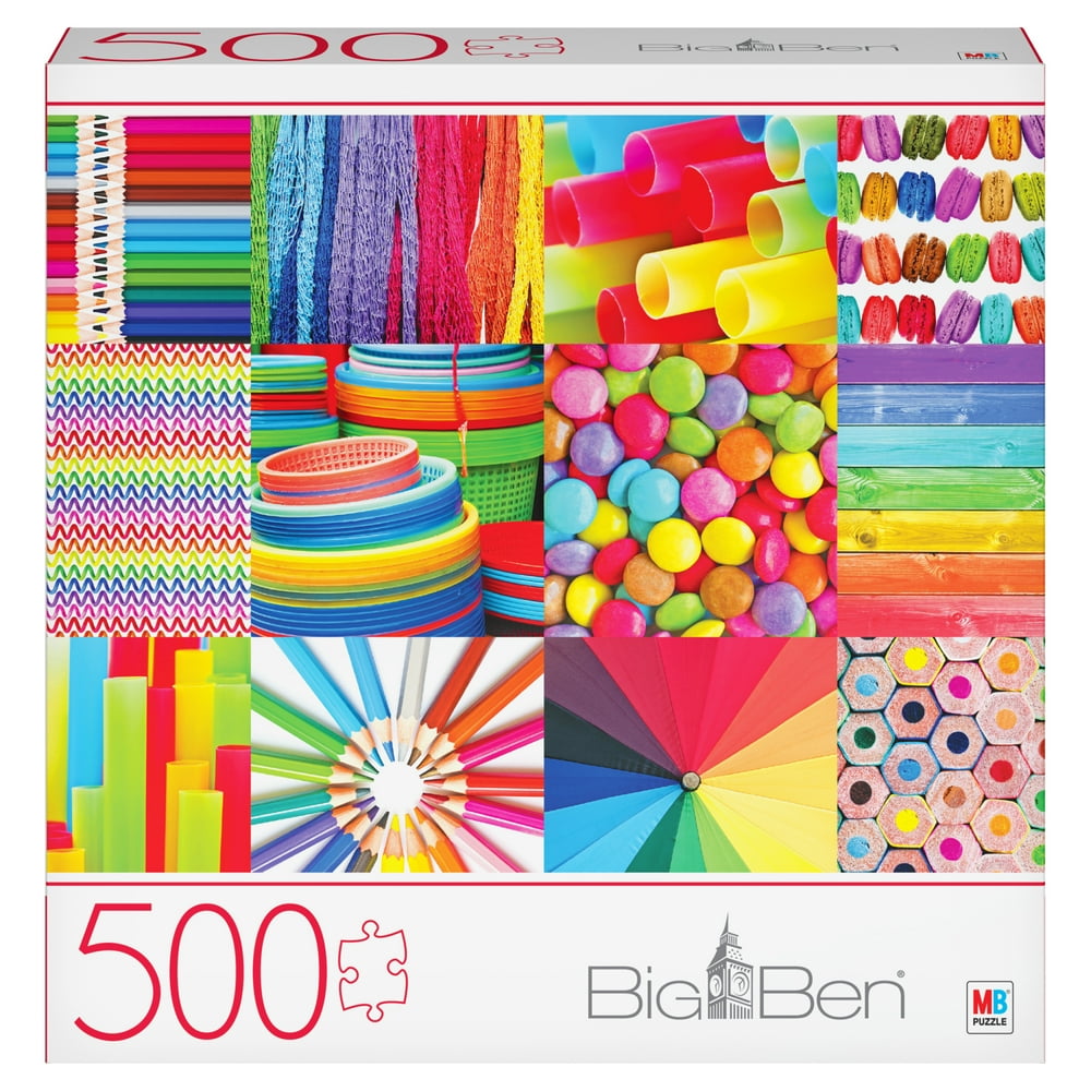 500-Piece Jigsaw Puzzle, for Adults and Kids Ages 8 and up (Styles May