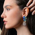 thumbnail image 3 of Luxury Vintage Crystal Water Drop Dangle Earrings For Women--56673-AB|Model code4306 56673-AB, 3 of 4