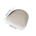 thumbnail image 3 of 2 Packs Universal Seat Cushion for Office Chair Thicken Soft Non Slip Stool Mat with Breathable Fabric All Season Use for Home Office Theater Comfort Support, 3 of 6