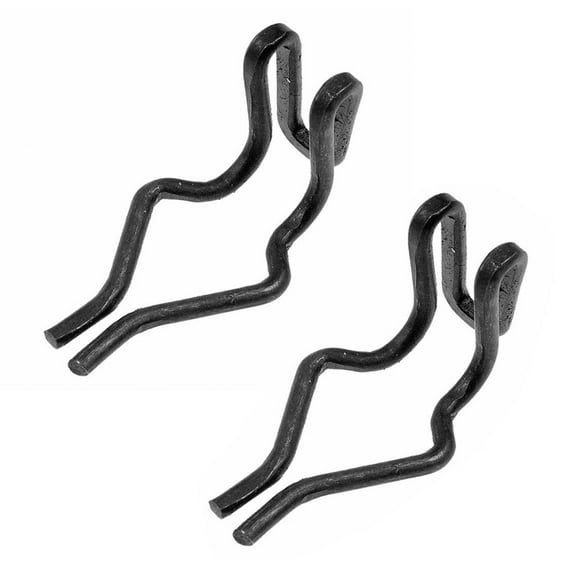 KarParts360 For Ford Door Panel Clips | Interior | 2 Pieces | Made Of Steel | Black | Replacement For 383033S101