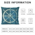 thumbnail image 5 of Qinduosi Throw Pillow Covers Set of Ocean Theme Nautical Outdoor Cushion Pillow Cases for Sofa Beach Car Home Decoration Throw Pillow Inch, 5 of 5