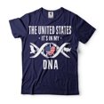 thumbnail image 4 of The United States It's In My DNA Shirt USA Shirt United States Patriotic Shirt American Gifts (4X-Large Military Green), 4 of 6