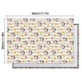 thumbnail image 6 of Beige Cow Flower Pattern Summer Placemats Table Placemats Set Of 4-Linen Kitchen Washable Placemats Table Mats 11.8"x17.7" Non-Slip Heat Resistant, 6 of 6