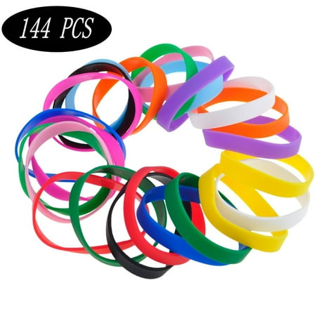 rubber jumbo pcs bands bracelets mixed colors