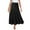 Black, variant on Womens High Waist Skirt Solid Dress Elastic Waist Elegant Skirt Tan Skirt Pleated Tennis Skirts for Women Table Skirts for Rectangle Tables 8ft Pencil Skirts for Women plus Size Midi Skirt Midi Skirt