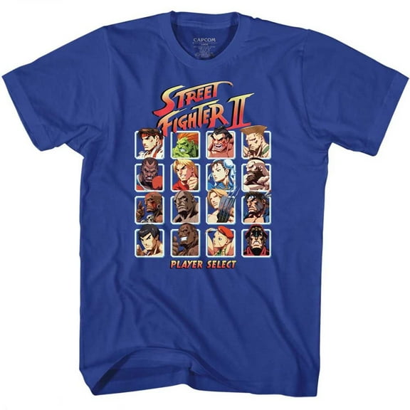 Street Fighter Super Turbo Hd Select Royal Adult T-Shirt