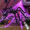 thumbnail image 1 of Halloween Light Up Spider Web ININ de 5 m con 250 LED, 1 of 7