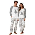 thumbnail image 2 of Zwiiyzr Family Christmas Pajamas Matching Sets for Dad Parent Child Outfit Christmas Set Printed Home Clothes Sleepwear Long Sleeved Jumpsuit Father Style Gray-Dad, 2 of 7