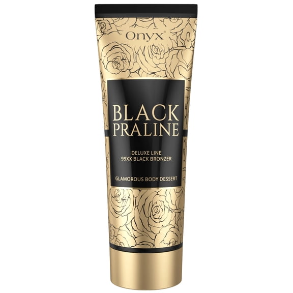 Onyx Black Praline Bronzing Tanning Lotion for Indoor and Outdoor Dark Tan 6.76 fl oz