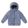 thumbnail image 3 of OGLCCG Kids Puffer Jacket Boys Girls Quilted Long Sleeve Warm Hooded Winter Padded Coat Lightweight Zipper Down Outerwear with Pockets 3-17 Years, 3 of 3