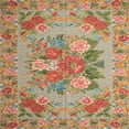 thumbnail image 1 of Ahgly Company Machine Washable Indoor Square Traditional Red Fox Red Area Rugs, 9' Square, 1 of 7