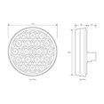 thumbnail image 2 of 4" Round Stop Turn Tail 10 LED Sealed Back Up Light White | HDV4003W, 2 of 4