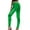 Green, variant on Women's Metallic Wet-Look Sleek Clubwear Shiny Faux-Leather Legging (Hot Pink,M)