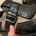 thumbnail image 2 of British style, literary, retro, old-fashioned, small leather shoes, thick soles, genuine leather, single shoes, large size., 2 of 6