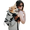 thumbnail image 1 of HAHDAXIA Sac à Dos pour Chien, Sac à Dos pour Chien Portable et Ajustable, Sac à Dos pour Animaux Ventilé, Sac à Dos pour Animaux pour la Marche en Plein Air, la Randonnée, L'Escalade, le Voyage (l, Gris), 1 of 7
