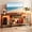 Rustic Brown-47“W, variant on HIGDBFE TV Stand for TVs up to 55 inch, LED Entertainment Center with Fabric Drawers and Power Outlet, Metal TV Console Table for Living Room and Bedroom